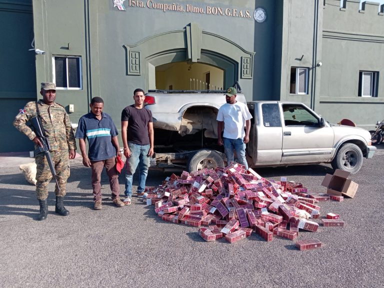 Ejército decomisa más de 38 mil cigarrillos ilícitos en Montecristi