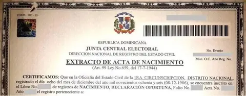 JCE estandariza actas del estado civil y elimina formatos antiguos desde julio