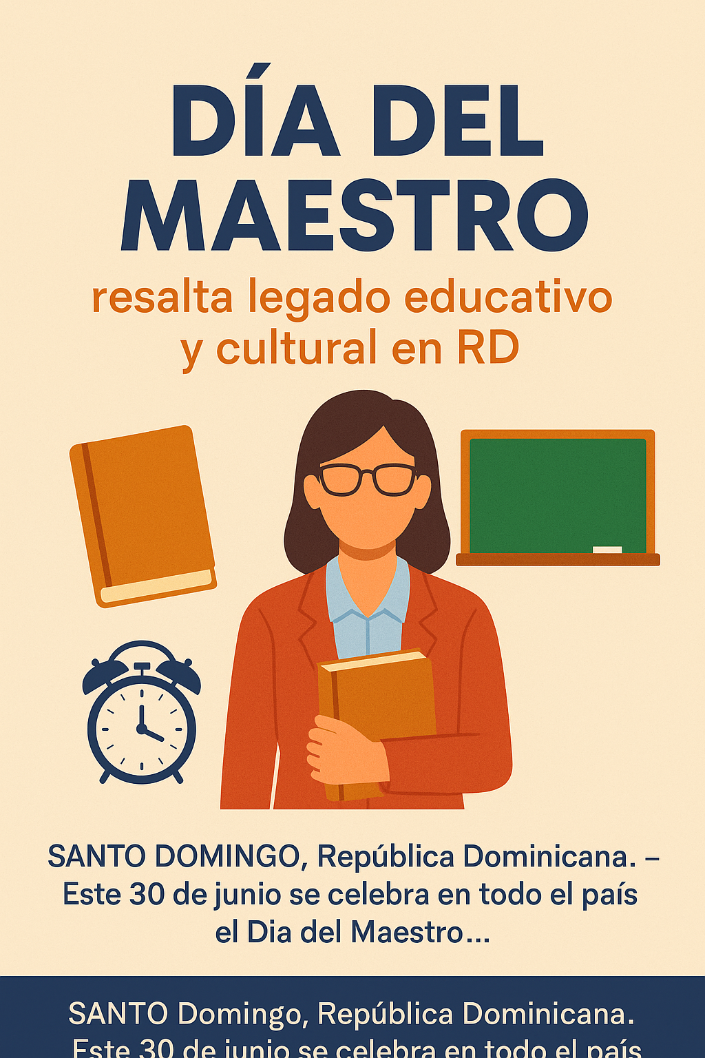Día del Maestro resalta legado educativo y cultural en RD