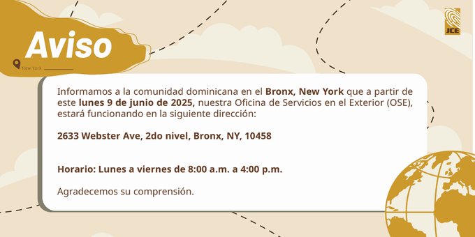 Nueva ubicación para Oficina de Servicio en el Exterior en el Bronx