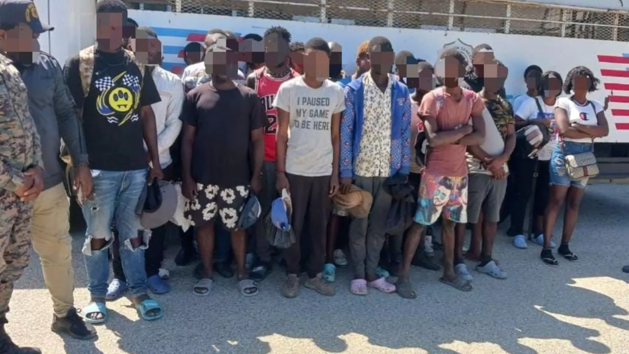 Migración detiene a más de 1,700 haitianos en situación irregular y deporta a 1,251