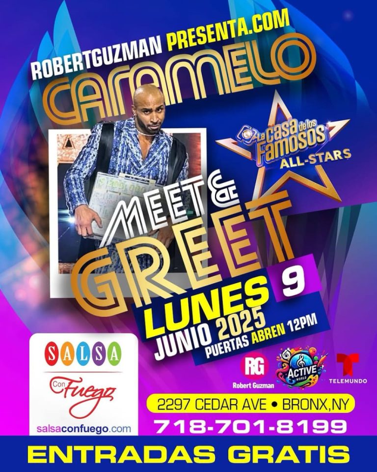 Caramelo llega al Bronx para un exclusivo Meet & Greet