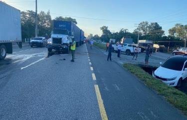 Accidente en autopista Duarte deja 29 afectados, 27 trasladados a centros de salud