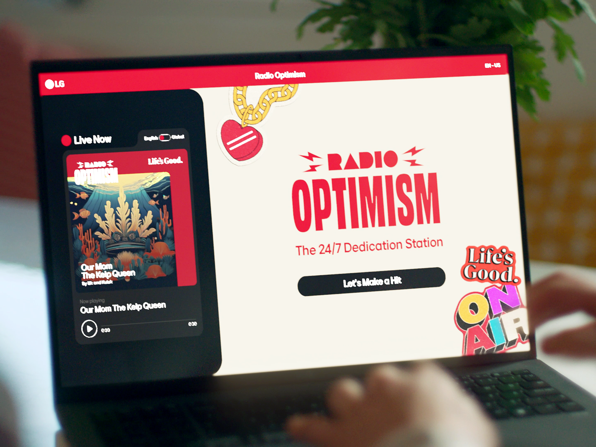 LG lanza campaña global “Radio Optimism” para conectar al mundo con música y esperanza