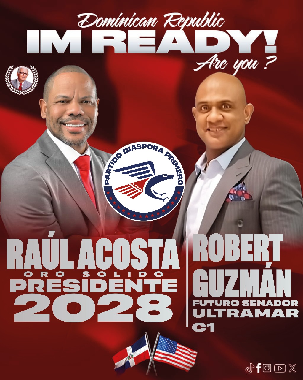 Partido Diáspora Primero agrupa a líderes clave de la comunidad dominicana en el exterior