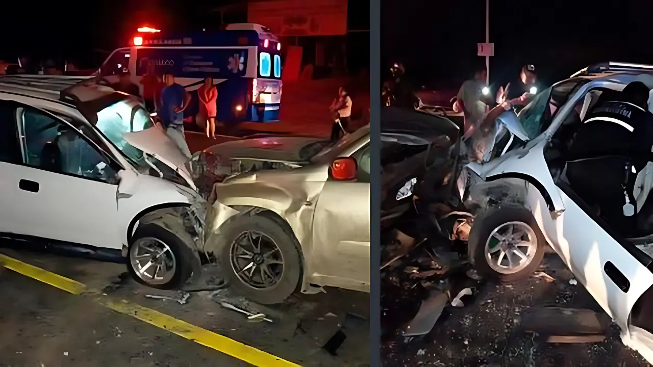 Tres muertos en trágico choque frente al Jardín Botánico de Santiago