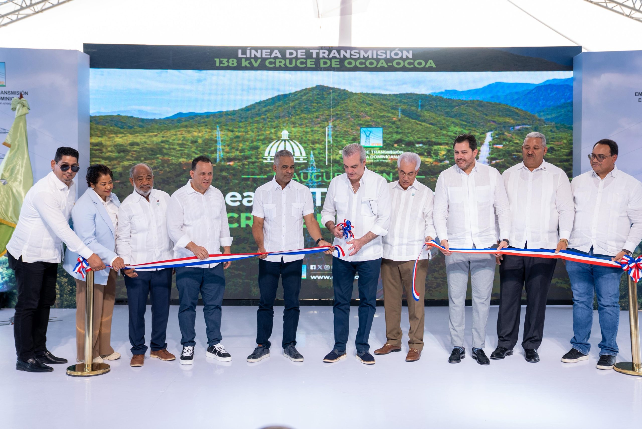 Joel Santos destaca avance energético con nueva línea en Ocoa