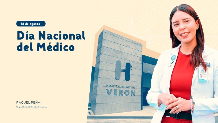 Raquel Peña felicita a los médicos en su día