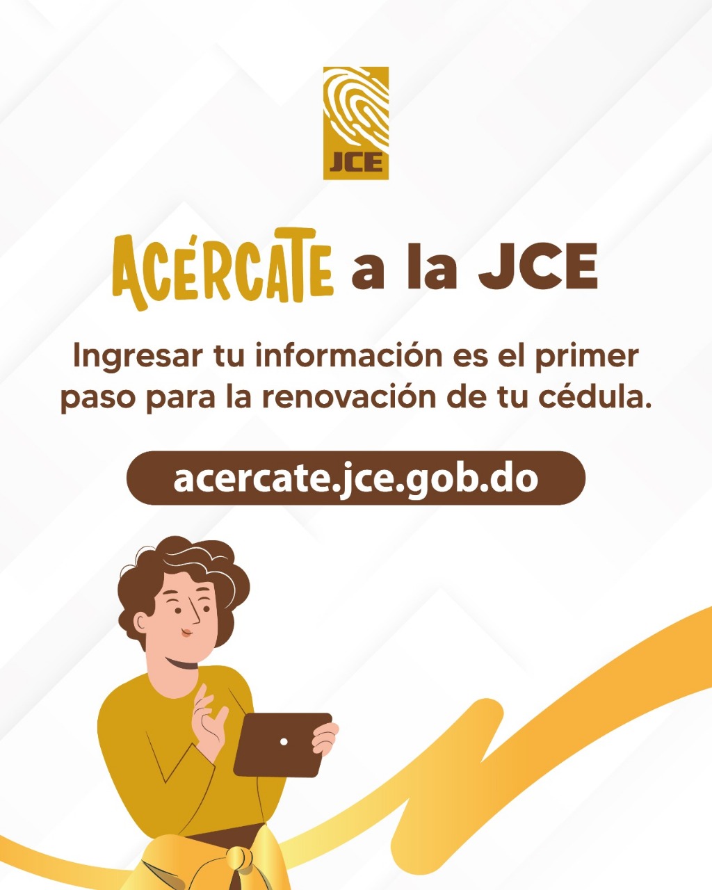 JCE lanza formulario “Acércate” para agilizar cambio de cédula