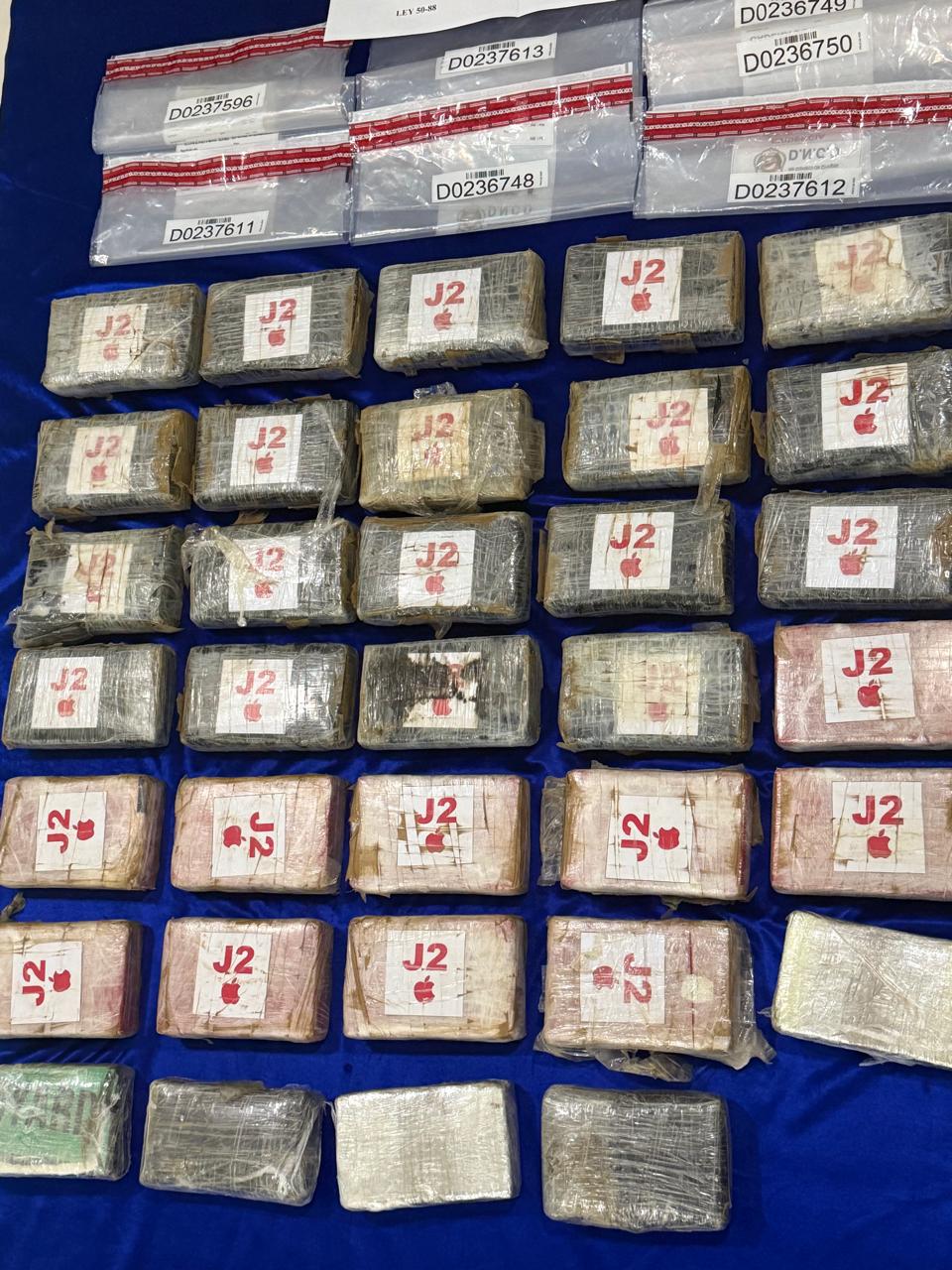 DNCD desmantela red de microtráfico y ocupa 35 paquetes de cocaína en Santo Domingo Este