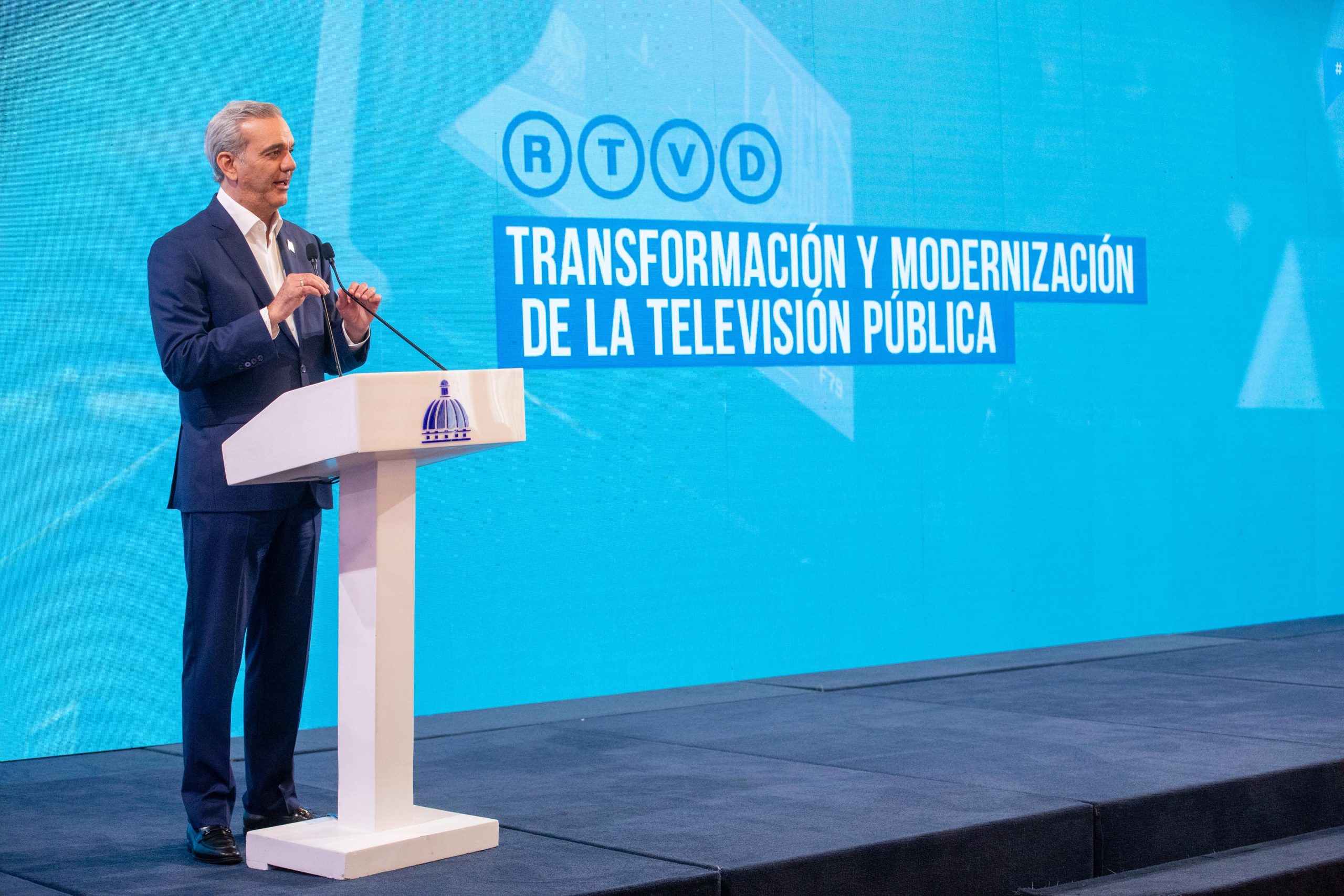 Abinader presenta la nueva era de la televisión pública dominicana