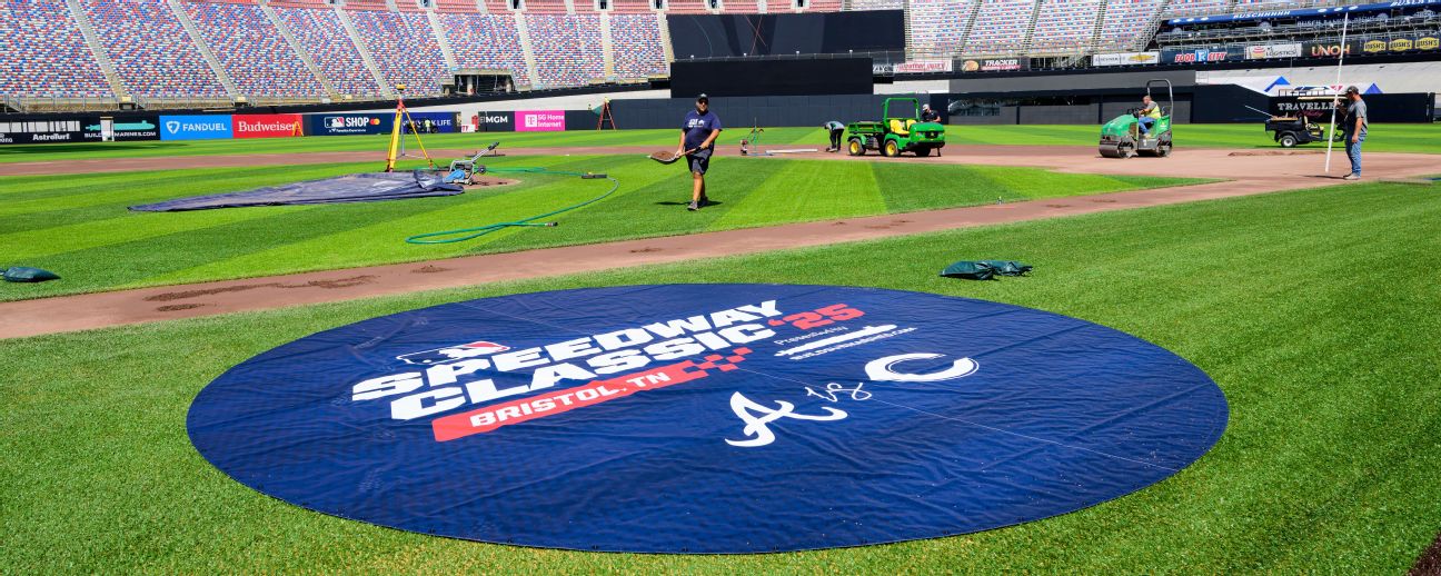 Lluvia frena debut histórico del MLB Speedway Classic en Tennessee