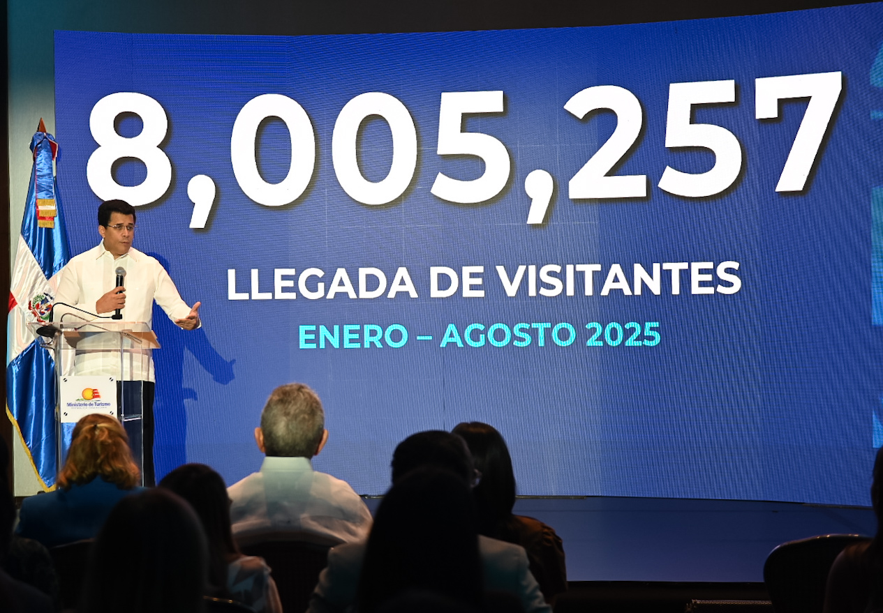 Turismo dominicano rompe récord con más de 8 millones de visitantes