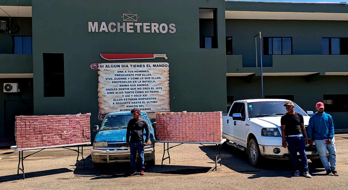 Ejército incauta 91,600 cigarrillos en operativo en Santiago Rodríguez