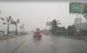 Indomet advierte intensas lluvias para este jueves en gran parte del país