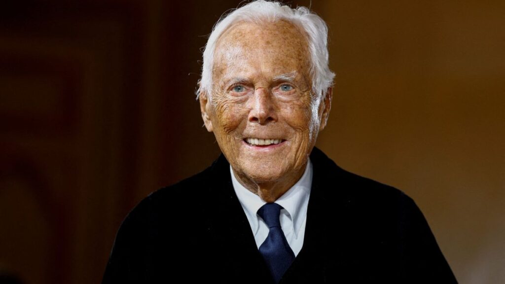 Fallece Giorgio Armani, leyenda de la moda mundial