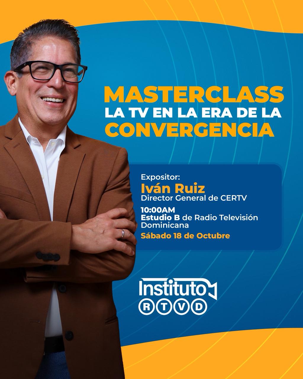 Iván Ruiz encabezará masterclass sobre la TV en la era de la convergencia