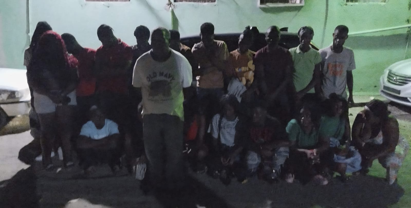 OPERATIVO DEL ERD DETECTA 19 HAITIANOS EN MOTEL DE SANTIAGO RODRÍGUEZ