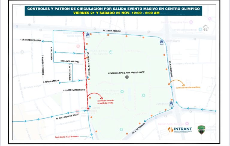 Plan especial de movilidad por concierto de Bad Bunny en el Centro Olímpico