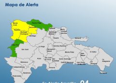 Lluvias activan alertas en el norte de República Dominicana por incidencia de vaguada