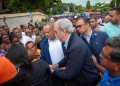 Abinader supervisa daños por vaguada en Los Alcarrizos y promete asistencia directa a familias afectadas