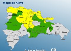 Vaguada mantiene bajo alerta a 21 provincias en República Dominicana, según el COE