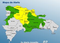 Vaguada activa eleva niveles de alerta en República Dominicana: 21 provincias bajo monitoreo por lluvias intensas
