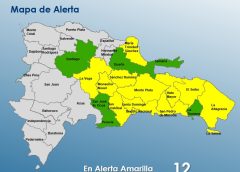 COE eleva niveles de alerta en República Dominicana por intensas lluvias asociadas a vaguada