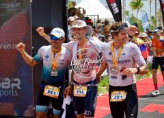 Francés Mathieu Lapeyre conquista el Ironman 70.3 Cap Cana; dominicano Erick García Rossi sube al podio