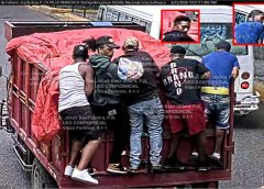 Capturan a siete sospechosos por saqueo de camión de ayuda social en Santo Domingo; recuperan parte de los alimentos robados