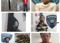 Policía Nacional intensifica operativos en República Dominicana con arrestos por delitos sexuales, robos y armas ilegales