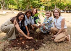El Salvador dona 90 árboles Maquilishuat a Santo Domingo para fortalecer la cooperación ambiental