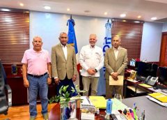 Senador Julito Fulcar gestiona avances para la construcción de la presa La Gina en Peravia