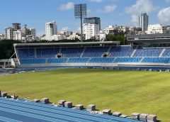Estadio Félix Sánchez recupera su área verde 72 horas después de concierto de Ramón Orlando