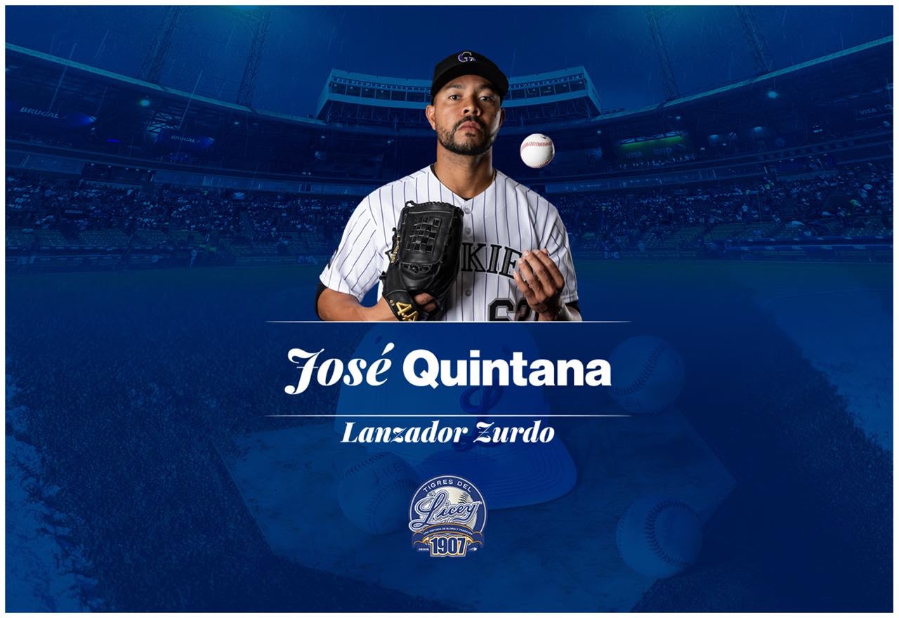 José Quintana se une a los Tigres del Licey para la temporada 2026-27 de LIDOM