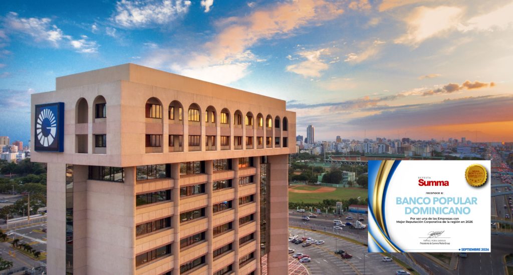 Banco Popular lidera por segundo año consecutivo el ranking de reputación corporativa en República Dominicana