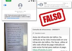 DIGESETT advierte sobre estafas con falsas multas de tránsito enviadas por mensajes