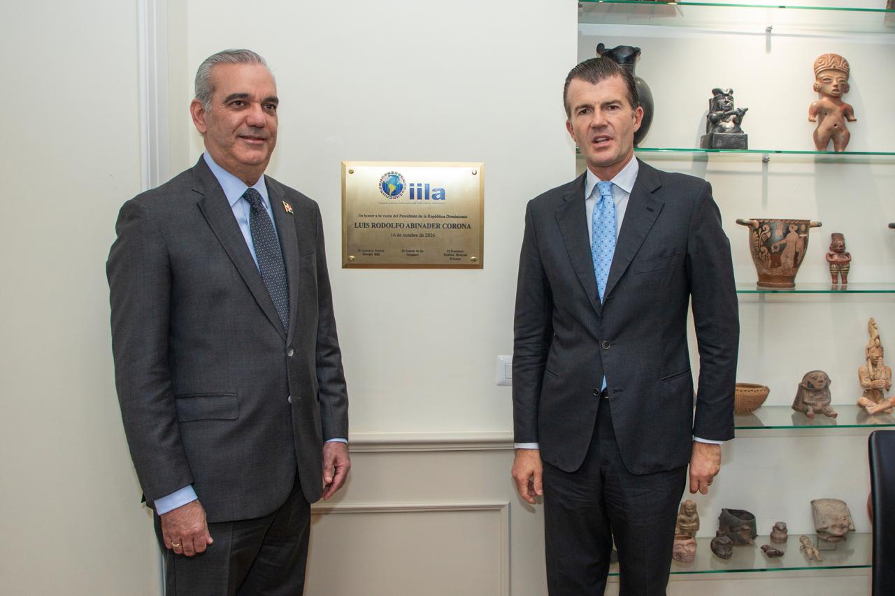 Abinader busca ampliar la cooperación entre República Dominicana e Italia a través del IILA