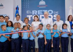 Gobierno inaugura escuela en Ciudad Juan Bosch con capacidad para 945 estudiantes
