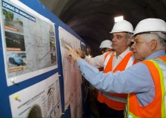 Abinader supervisa túnel pluvial de 3 kilómetros para reducir inundaciones en la avenida Luperón