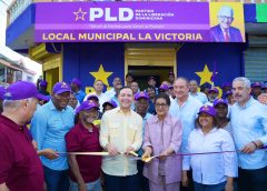 Johnny Pujols inaugura nueva sede del PLD en La Victoria y destaca apertura de más de 160 locales en el país