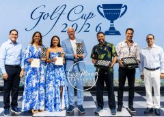 Marcel Olivares y George Veras dominan el Cap Cana Golf Cup 2026 con 64 golpes netos