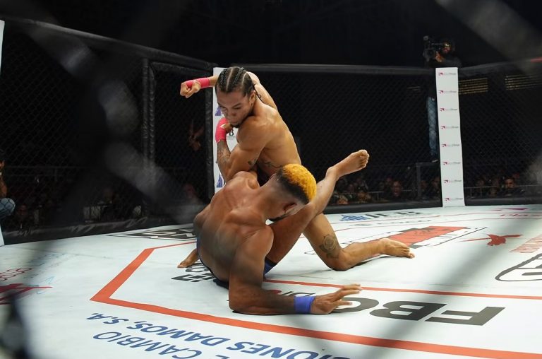 Michael “El Dragón” Polanco sorprende con nocaut en histórica cartelera de MMA en República Dominicana